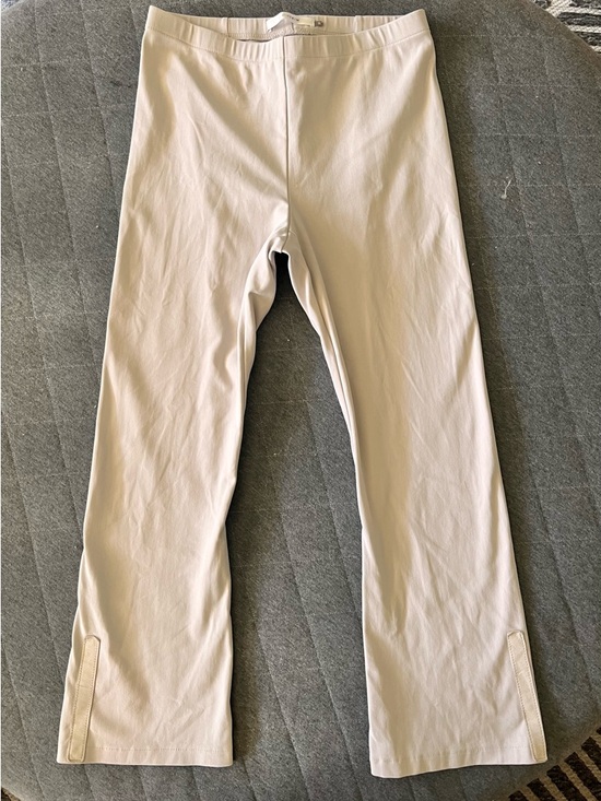 ELAINE KIM Mitra Medium Neutral Tech Cropped Pants Orig$300 Excellent Condition - Picture 3 of 8